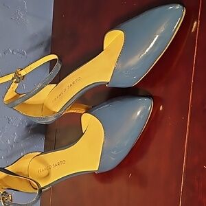 Blue Patent Leather Franco Sarto Shoes
